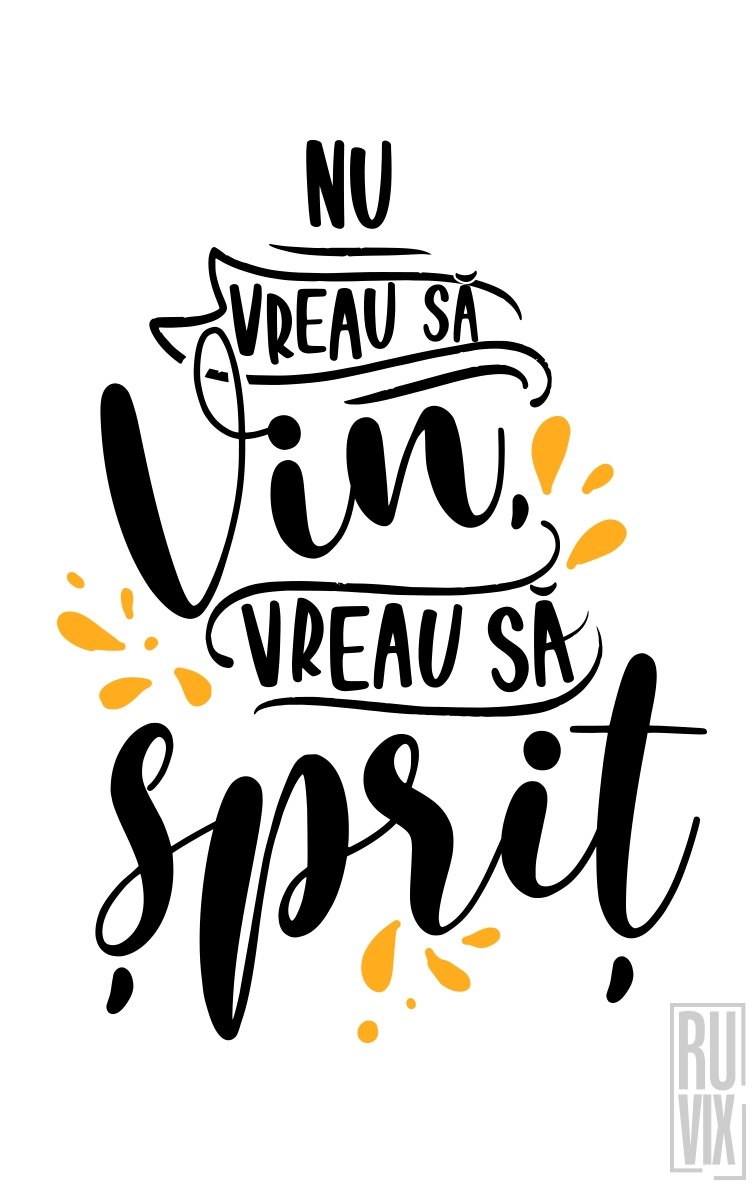 Tricou Vreau să șpriț