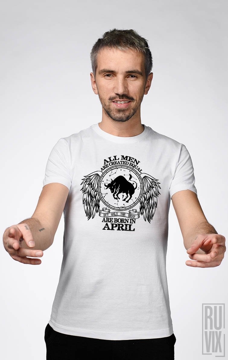 Tricou Taur - Zodiac Aprilie Bărbați