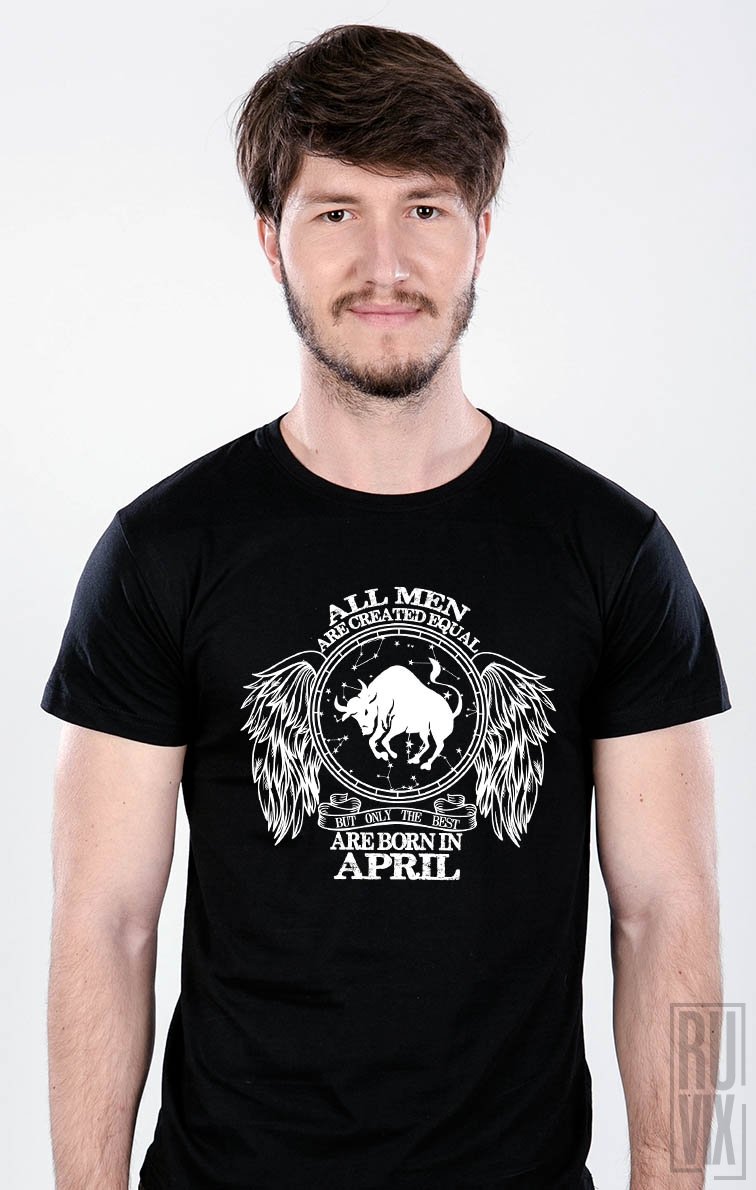 Tricou Taur - Zodiac Aprilie Bărbați