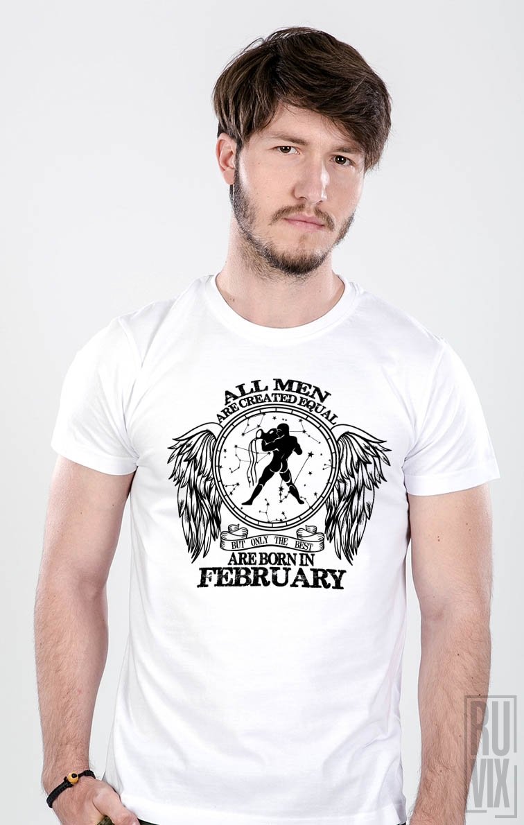 Tricou Vărsător - Zodiac Februarie Bărbați