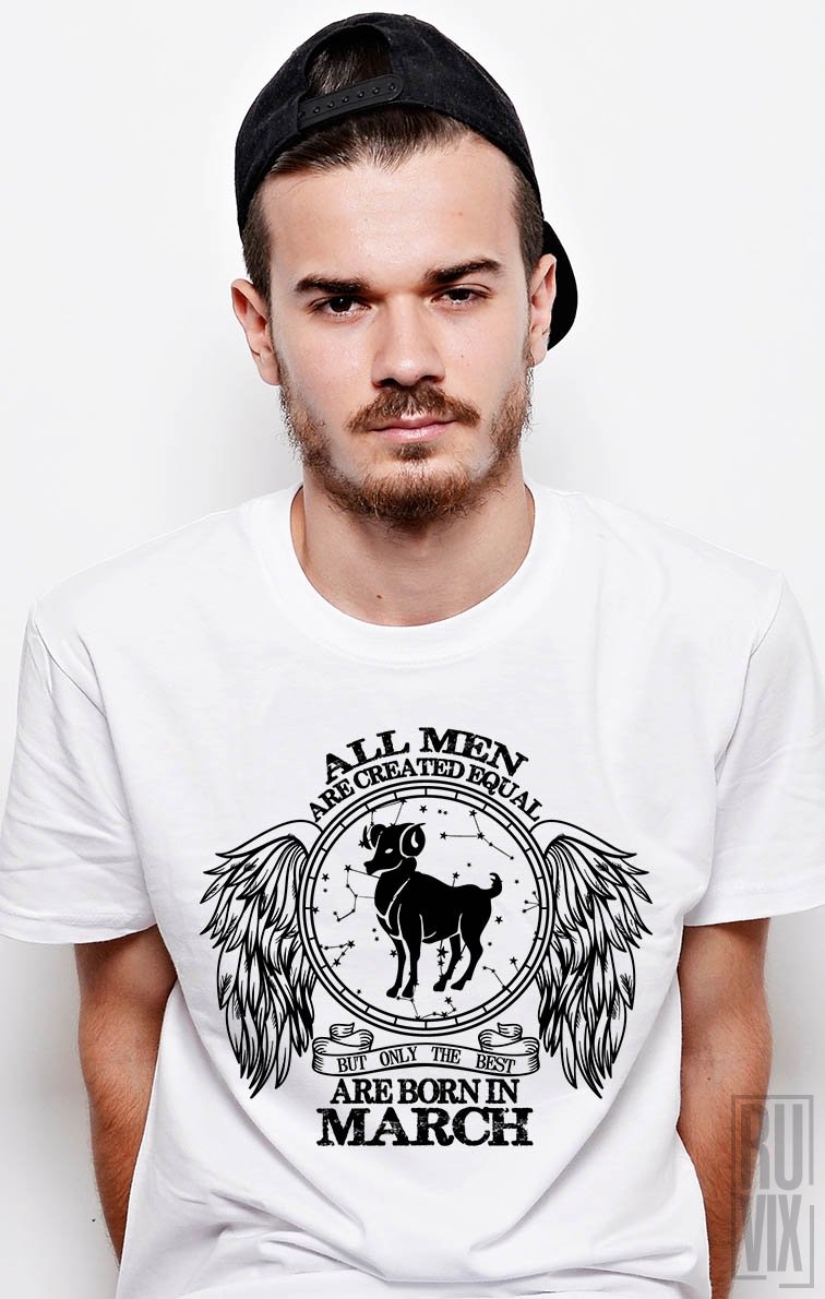 Tricou Berbec - Zodiac Martie Bărbați
