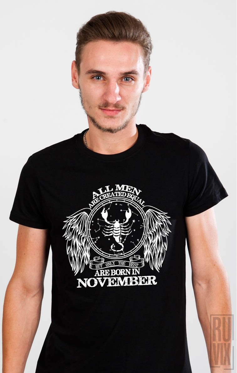 Tricou Scorpion - Zodiac Noiembrie Bărbați