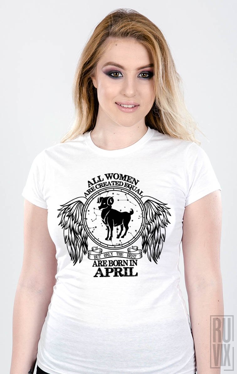 Tricou Berbec - Zodiac Aprilie Damă