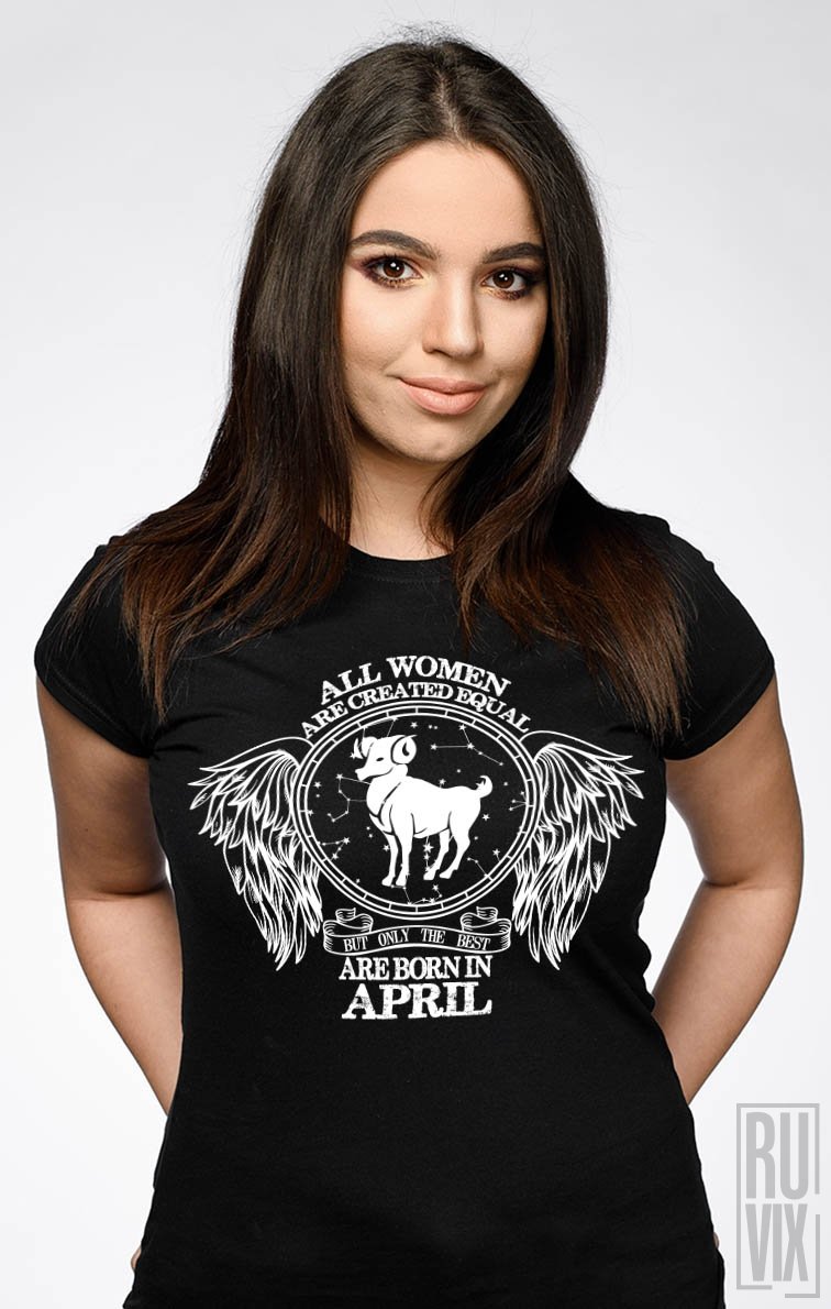Tricou Berbec - Zodiac Aprilie Damă