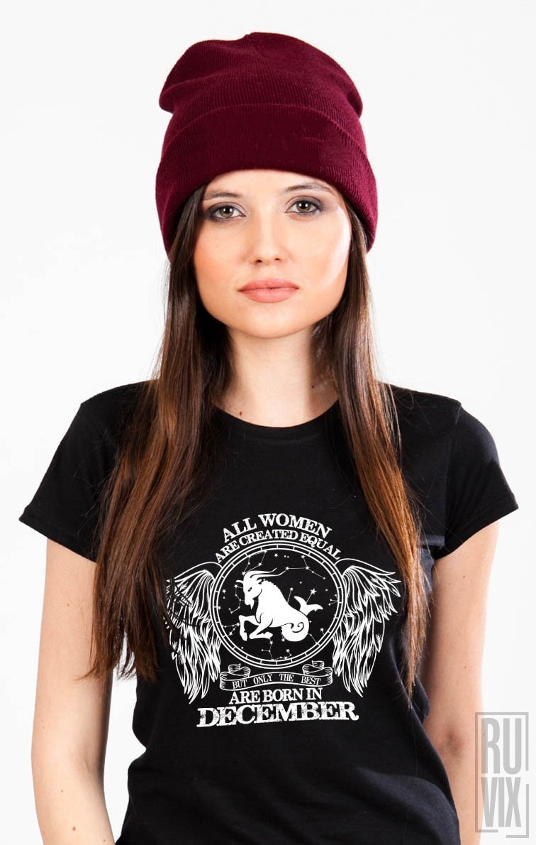 Tricou Capricorn - Zodiac Decembrie Dama