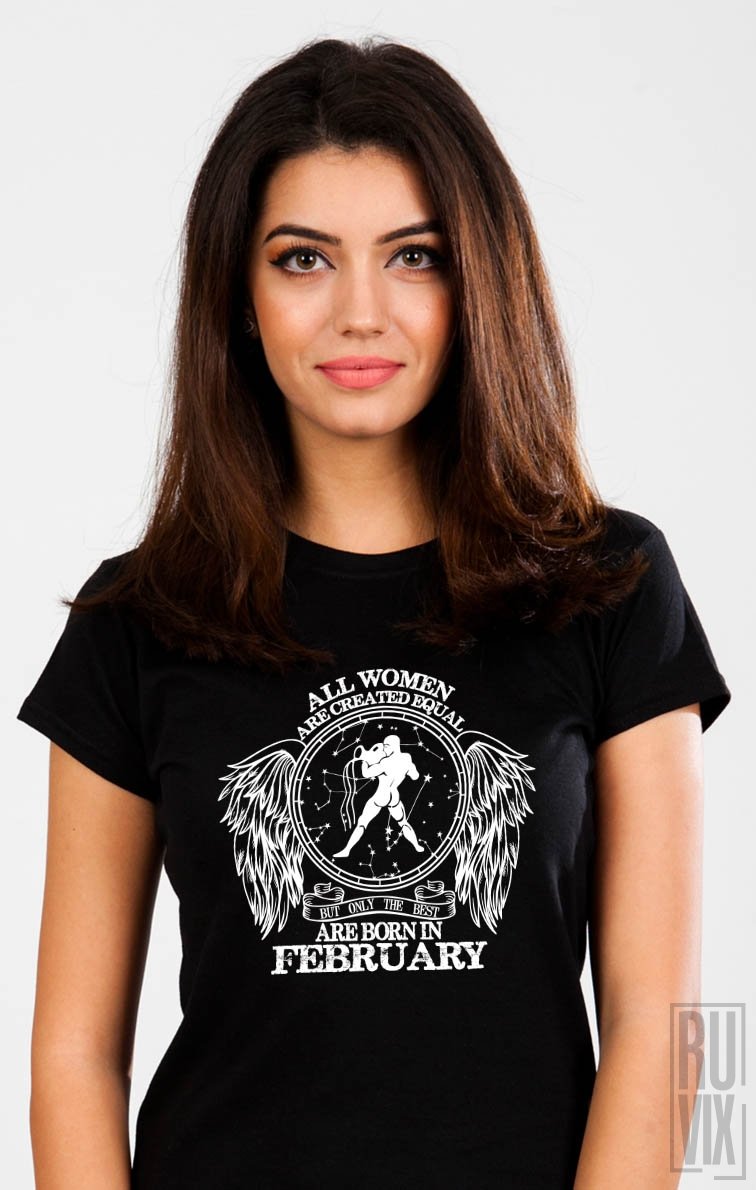 Tricou Vărsător - Zodiac Februarie Damă