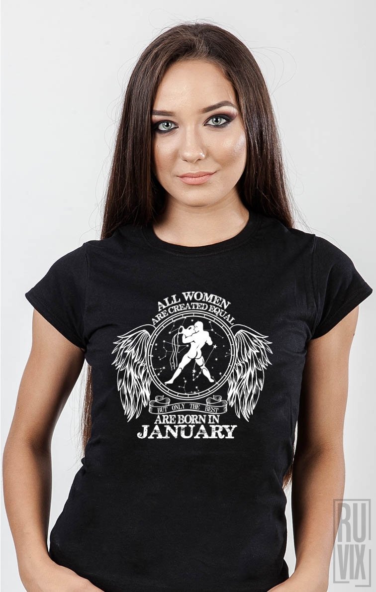 Tricou Vărsător - Zodiac Ianuarie Damă