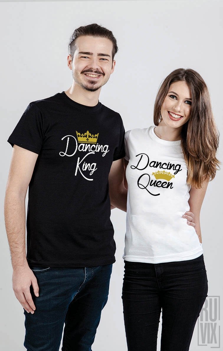 Tricouri de Cuplu Dancing King and Queen