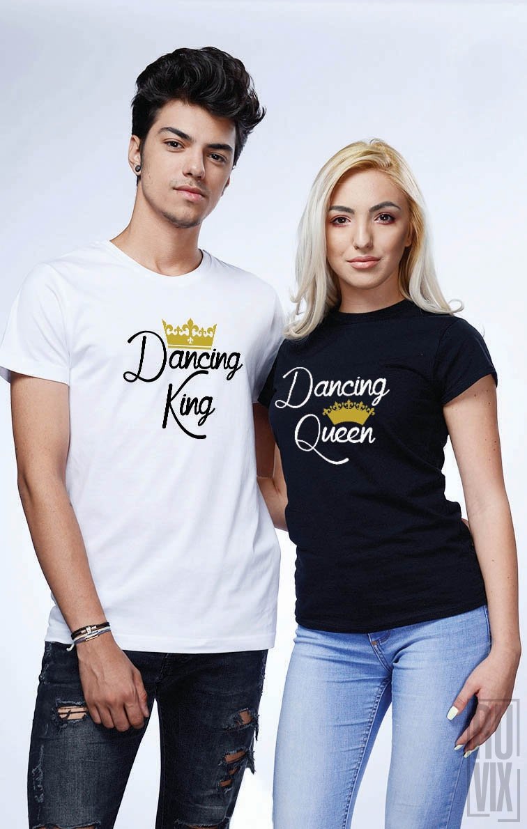 Tricouri de Cuplu Dancing King and Queen