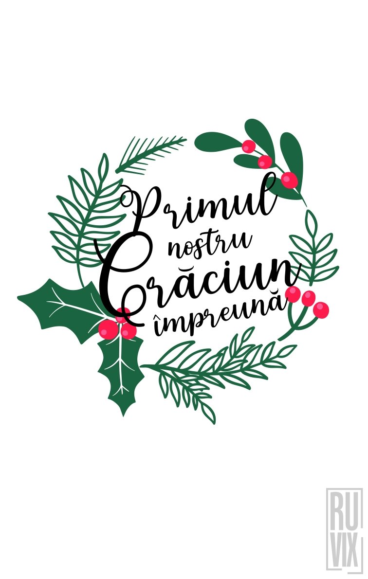 Tricouri de Cuplu Primul nostru Crăciun Împreună
