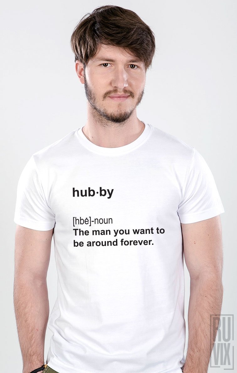 Tricouri de Cuplu Dictionar Wifey and Hubby