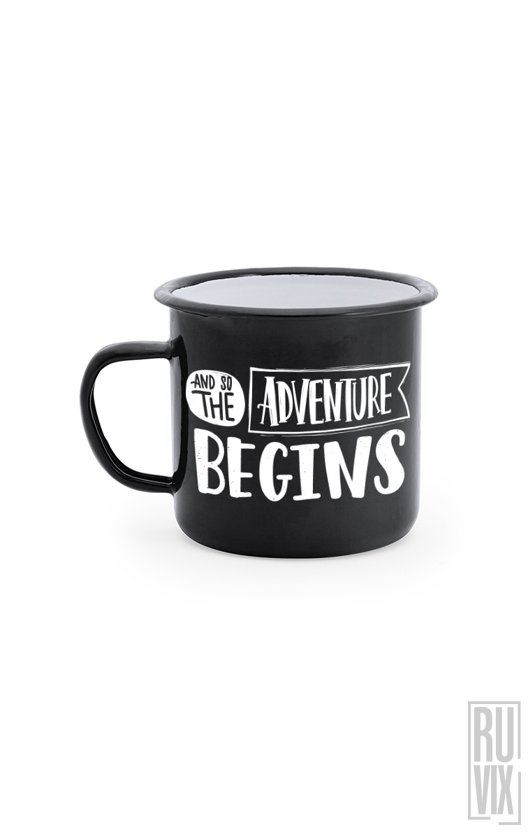 Adventure - Cană Metalică Vintage